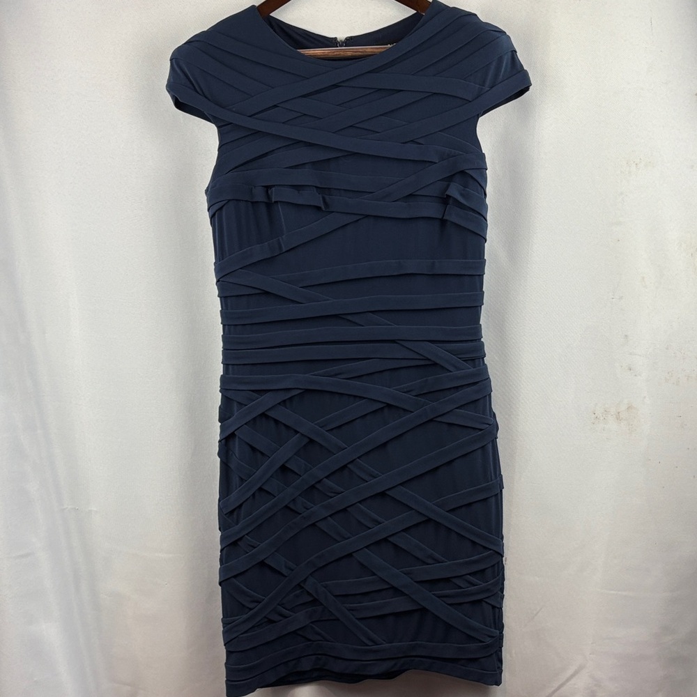 Tadashi Shoji Elegant Navy Mini Dress